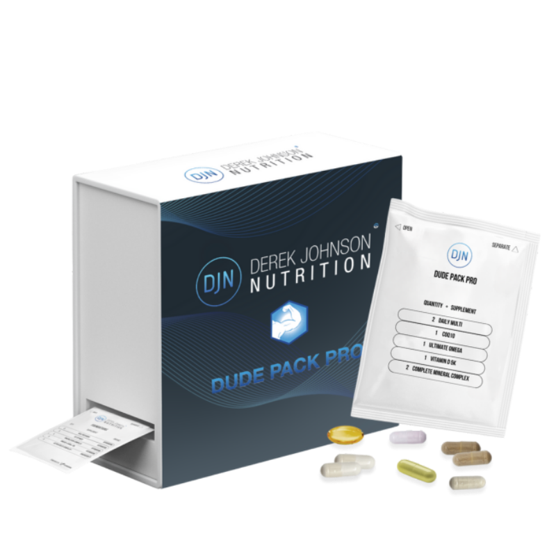 DUDE Pack PRO: Daily Support for Men’s Health, Energy and Longevity