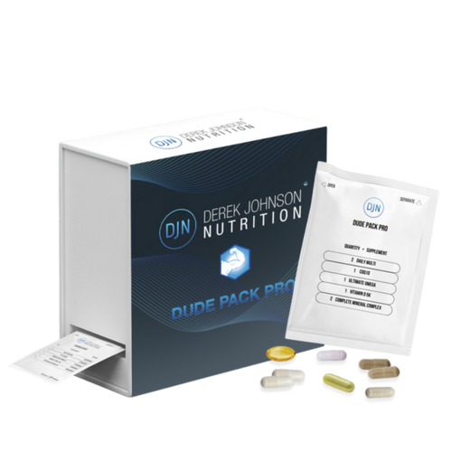 DUDE Pack PRO: Daily Support for Men’s Health, Energy and Longevity
