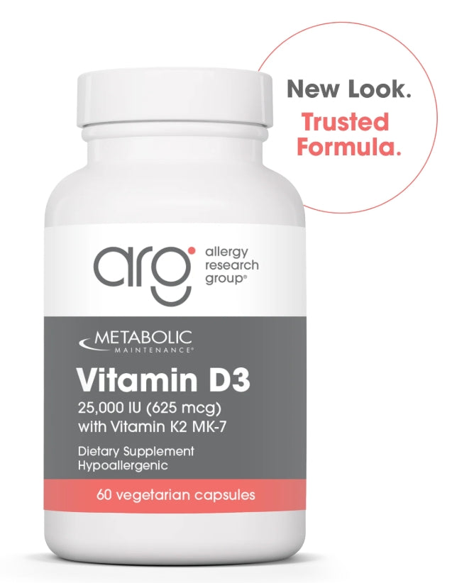 Vitamin D-3 25,000 IU with Vitamin K2 MK-7