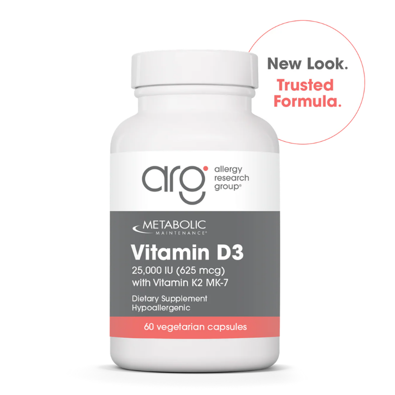 Vitamin D-3 25,000 IU with Vitamin K2 MK-7