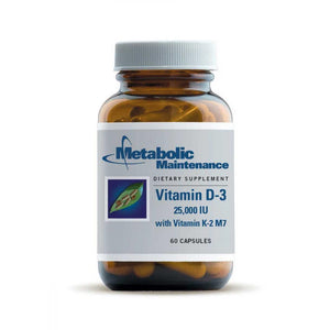 Vitamin D-3 25,000 (60 capsules) - New Metabolism Store