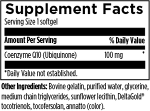 CoQ10 100 mg (60 softgels)