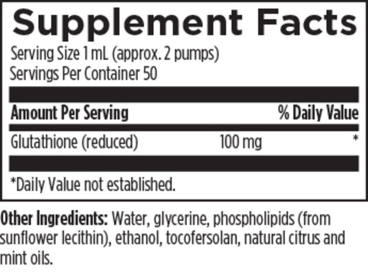 Liposomal Glutathione (1.7 fl oz)