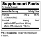 Vitamin D 5K (60 capsules) - New Metabolism Store