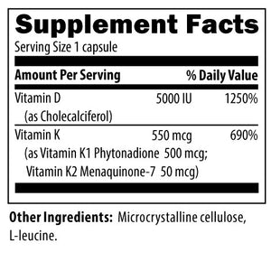 Vitamin D 5K (60 capsules)